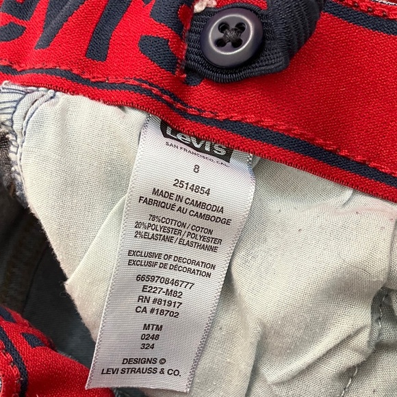 Levi's Kids size 8 years  Blue 511 Jeans with cloth covered elasticized waist - Picture 14 of 16